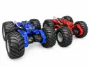 RC Stunt Car | Double-Sided RC Stunt Car | 2-in-1 Remote Control Stunt Monster Car | Red and Blue Colour 