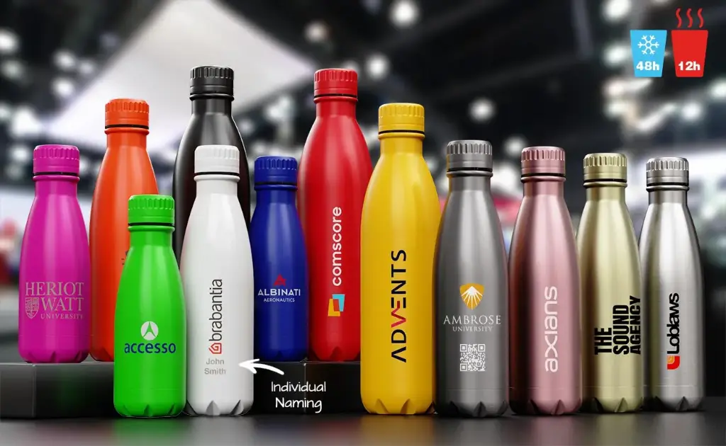 Branded waterbottle