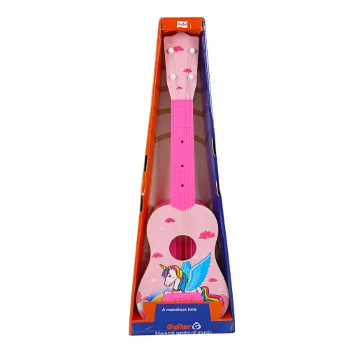 Unicorn Theme Guitar 4 Strings Acoustic Music Toys for Kids