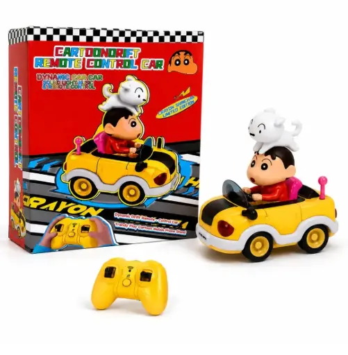 CRAYON SHINCHAN THEMED REMOTE CONTROL DRIFT CAR TOY