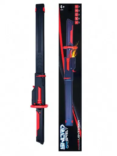 KATANA SWORD TOY WITH MULTI COLOR LED LIGHTING | SPARK EFFECT | SMOKE EFFECT | TYPE C CHARGING